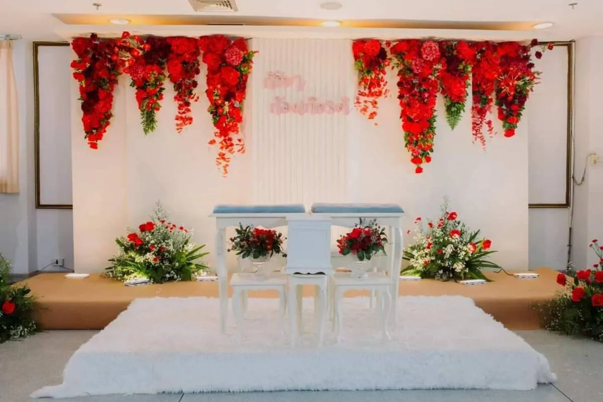 บรรยากาศงานแต่ง