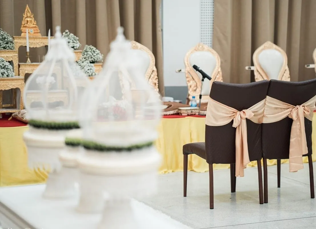 บรรยากาศงานแต่ง